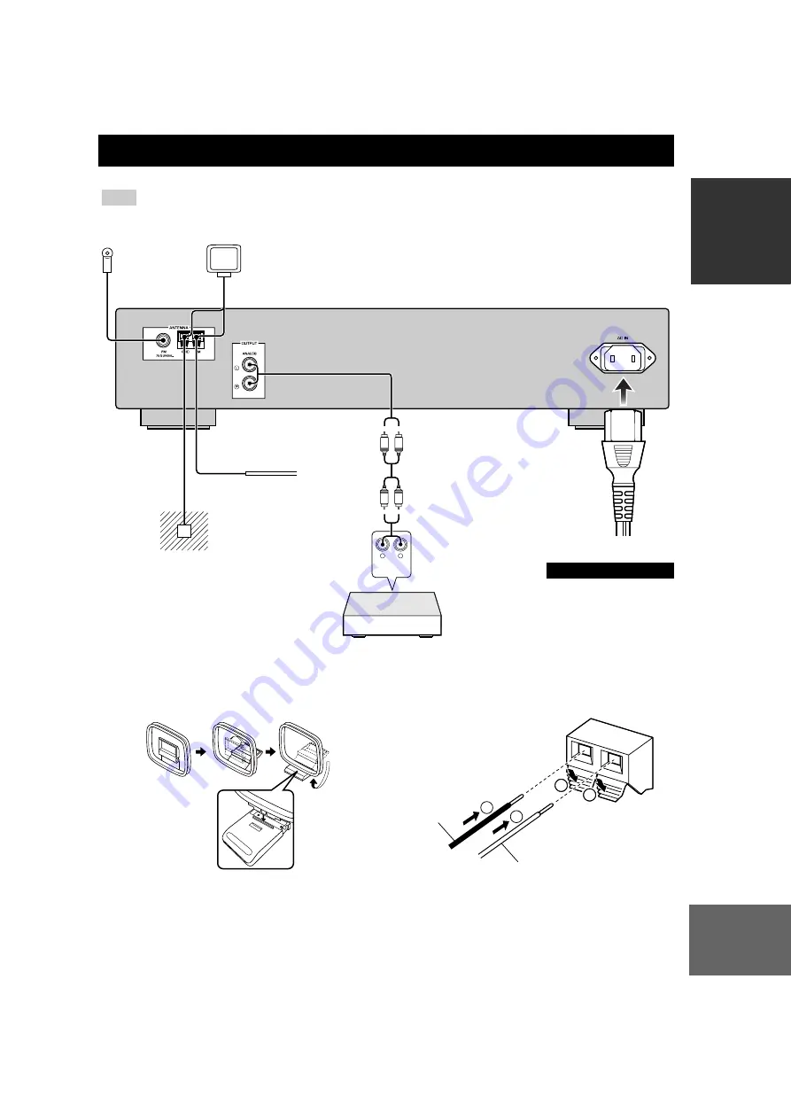 Yamaha T-S500 Owner'S Manual Download Page 60