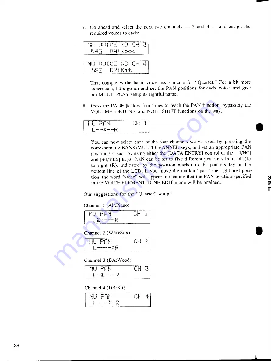 Yamaha TG-33 Operating Manual Download Page 44