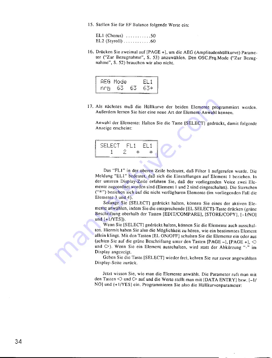 Yamaha TG55 (German) Bedienungsanleitung Download Page 38