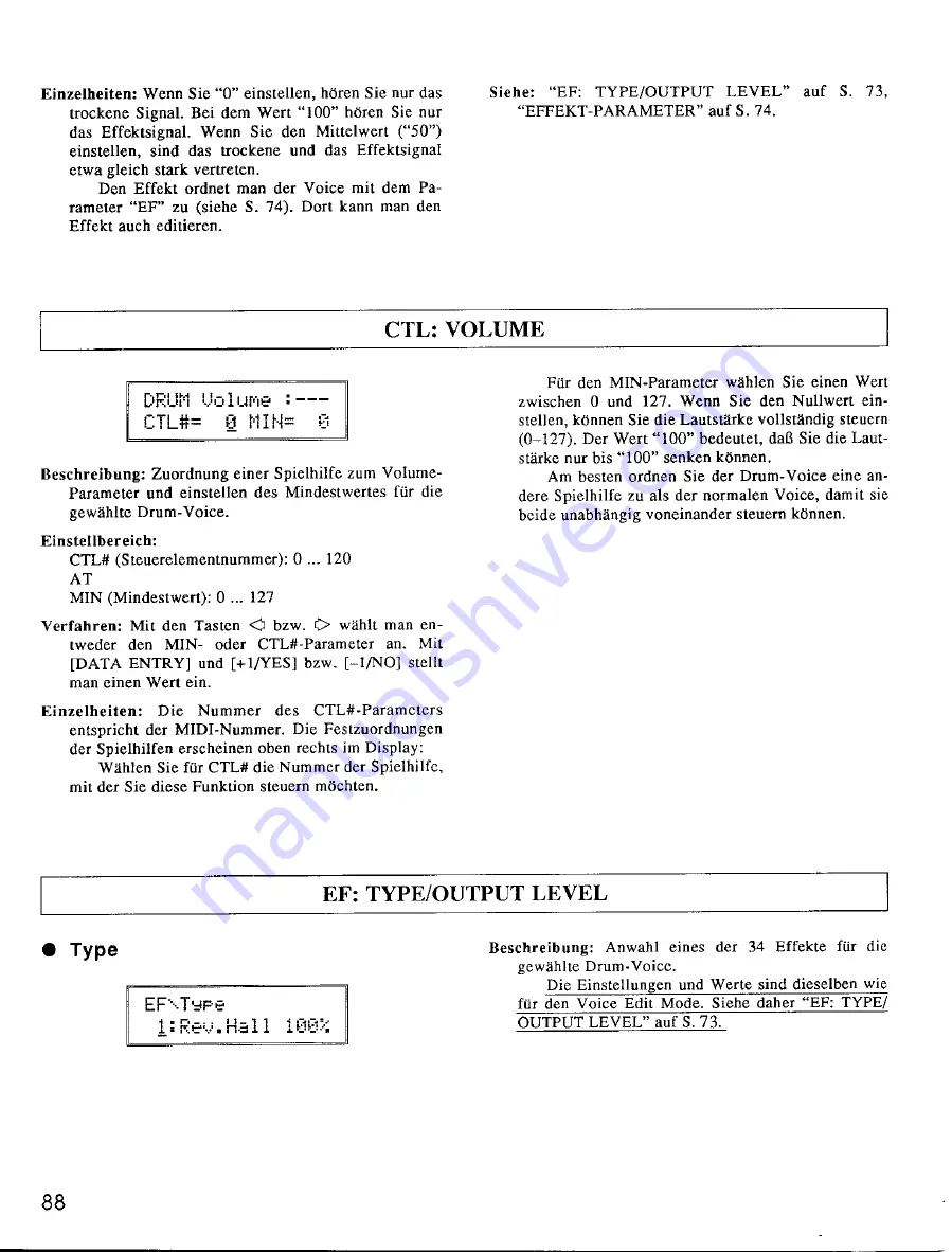 Yamaha TG55 (German) Bedienungsanleitung Download Page 92