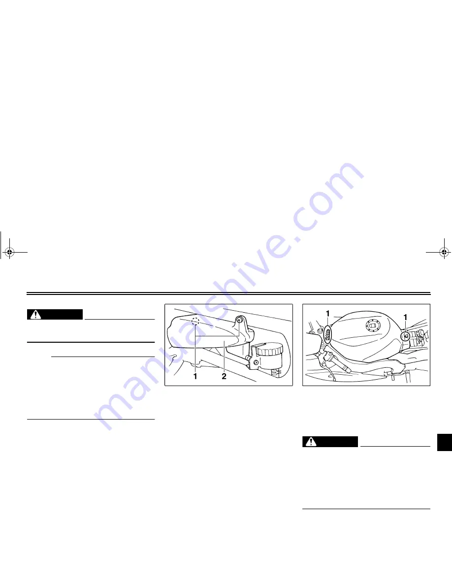 Yamaha Thundercat YZF600R Owner'S Manual Download Page 63