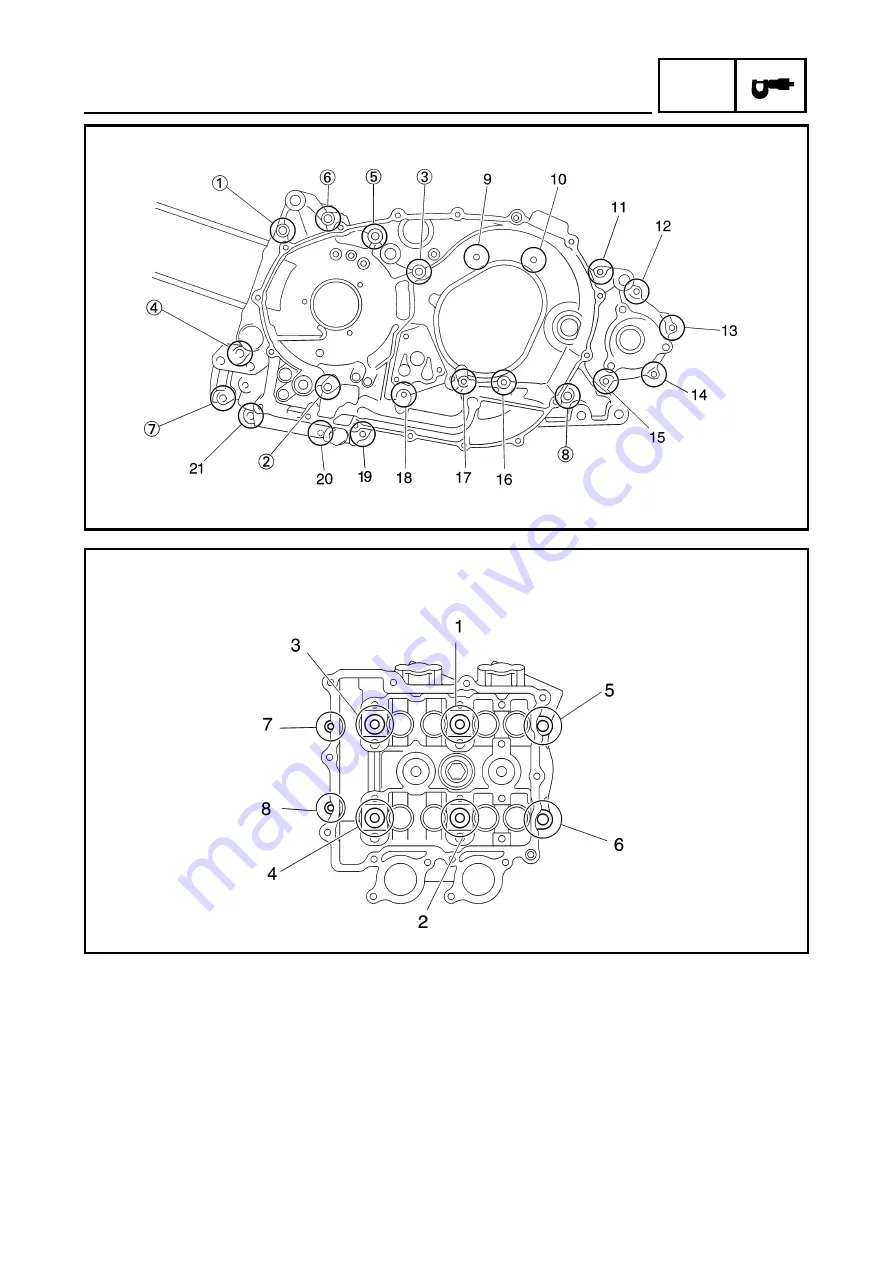 Yamaha tmax XP500A Service Manual Download Page 61