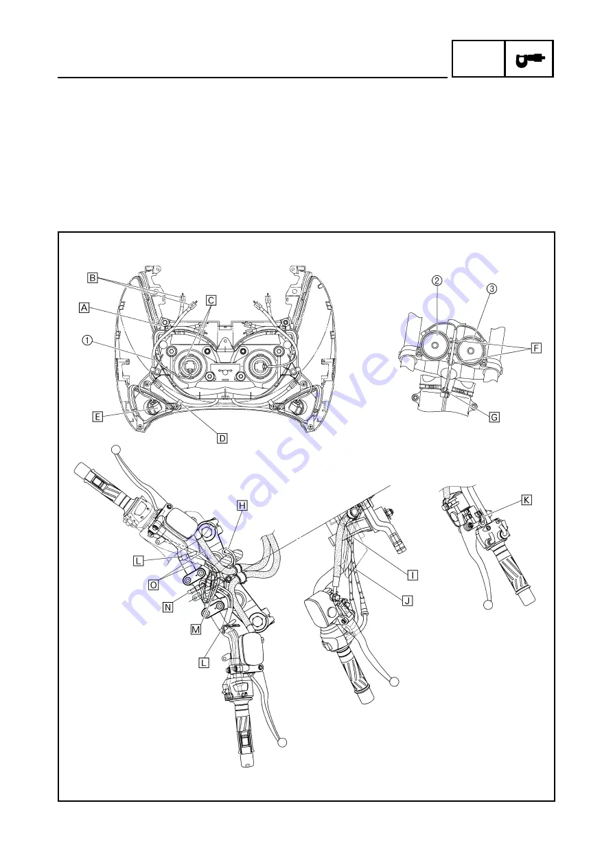 Yamaha tmax XP500A Service Manual Download Page 72