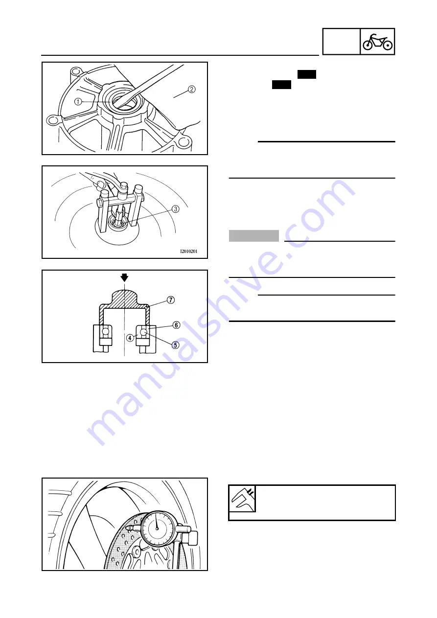 Yamaha tmax XP500A Service Manual Download Page 207