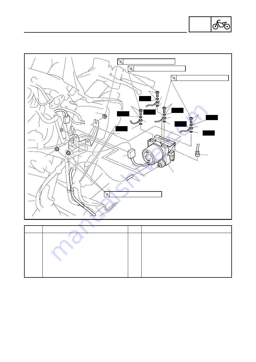 Yamaha tmax XP500A Service Manual Download Page 260