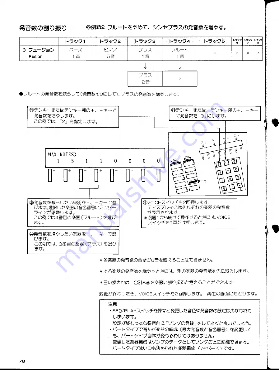 Yamaha TQ5 (Japanese) Owner'S Manual Download Page 86