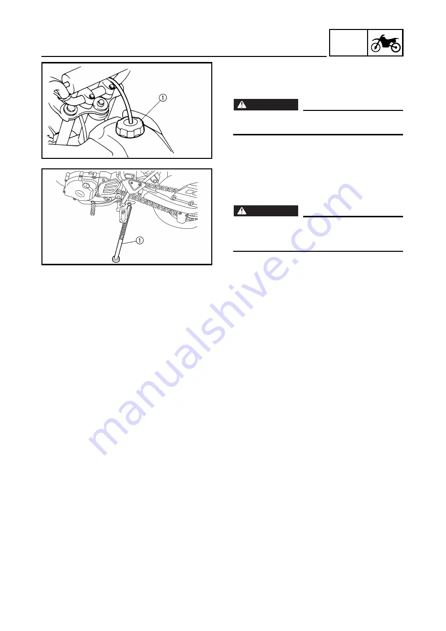 Yamaha TT-R125(M) Owner'S Service Manual Download Page 52