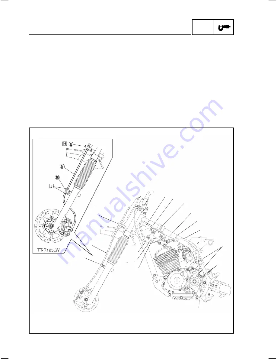 Yamaha TT-R125 Owner'S Service Manual Download Page 152