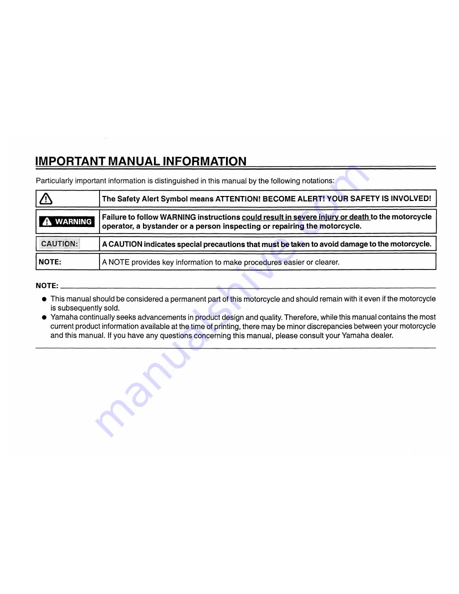 Yamaha TT-R230T Owner'S Manual Download Page 4