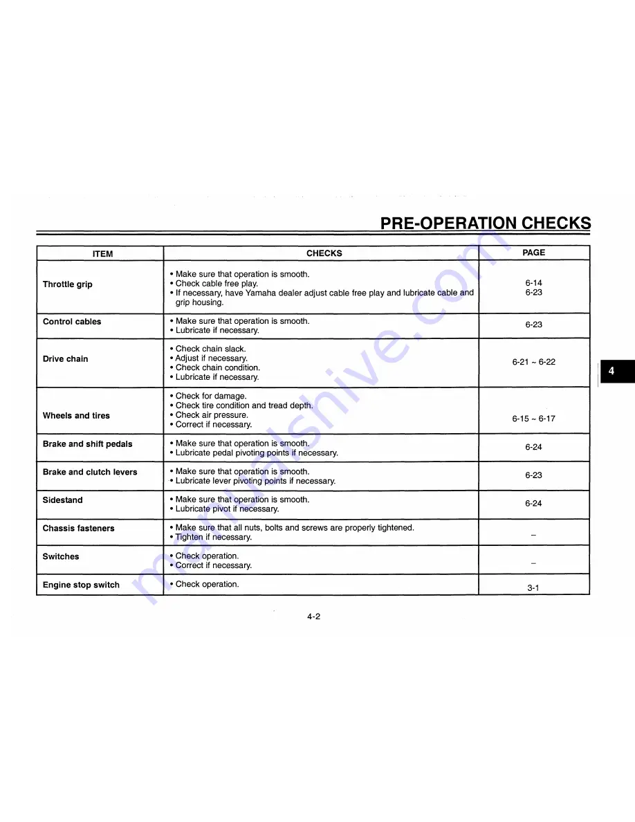 Yamaha TT-R230T Owner'S Manual Download Page 28