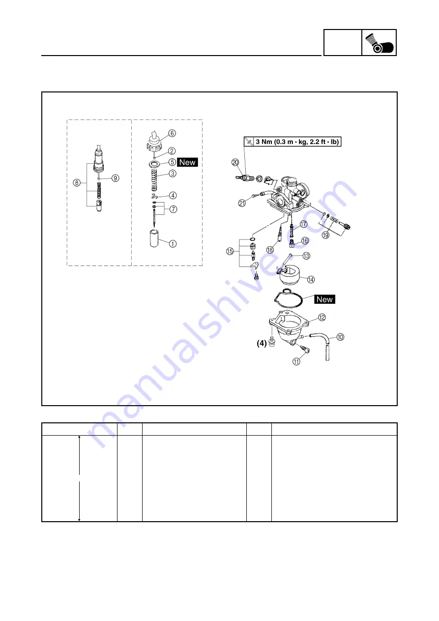 Yamaha TT-R50E Owner'S Service Manual Download Page 198