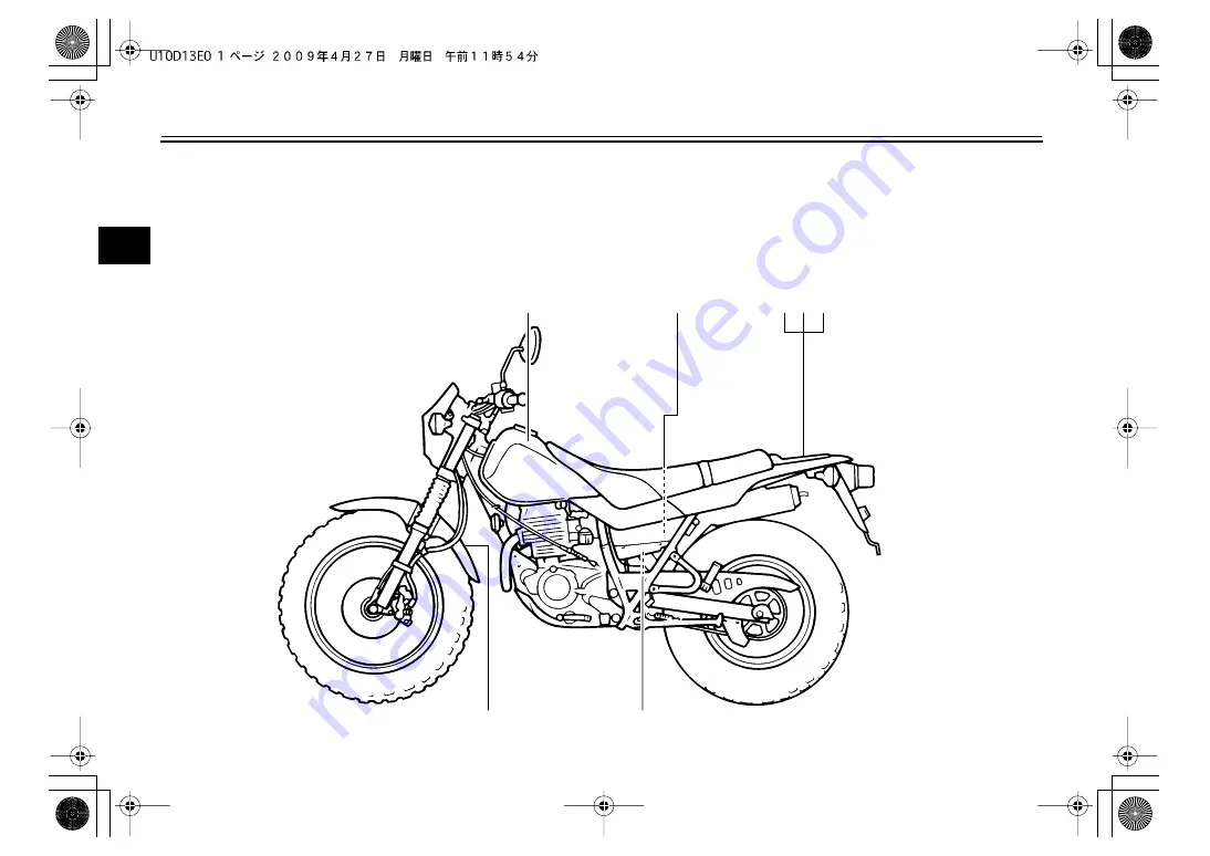 Yamaha TW200Z Owner'S Manual Download Page 8