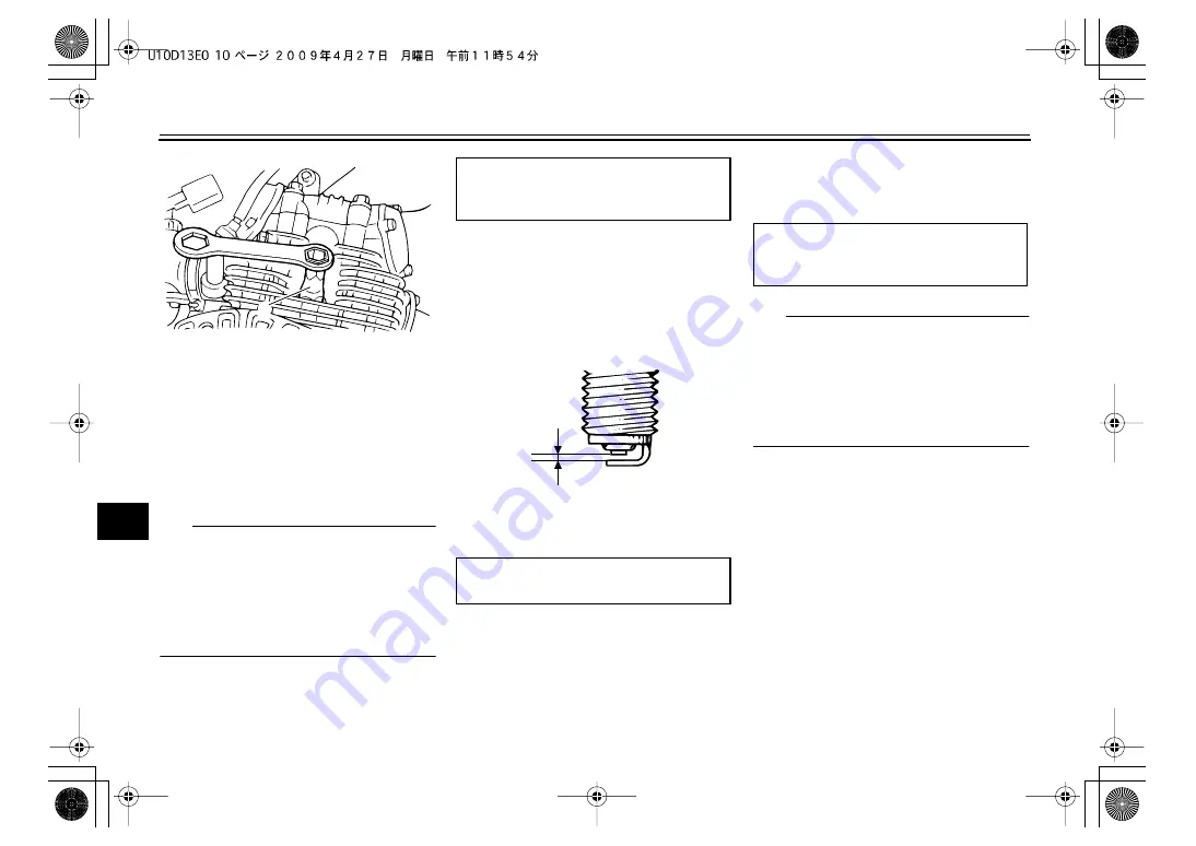 Yamaha TW200Z Owner'S Manual Download Page 46