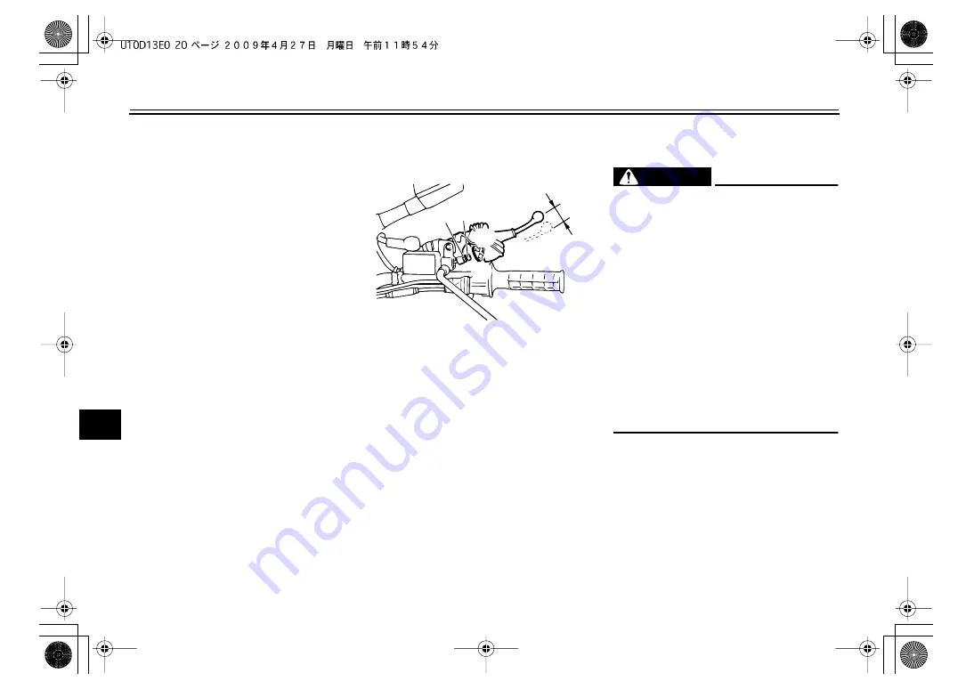 Yamaha TW200Z Owner'S Manual Download Page 56