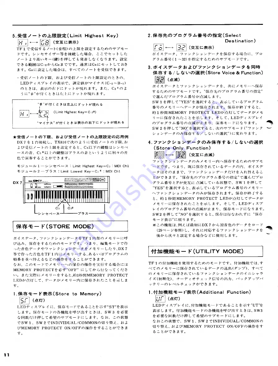 Yamaha TX116 (Japanese) Owner'S Manual Download Page 12