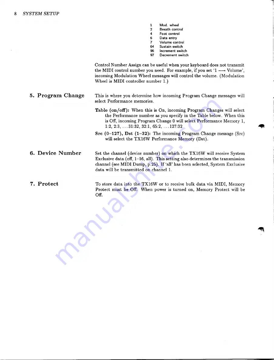 Yamaha TX16W Operating Manual Download Page 12