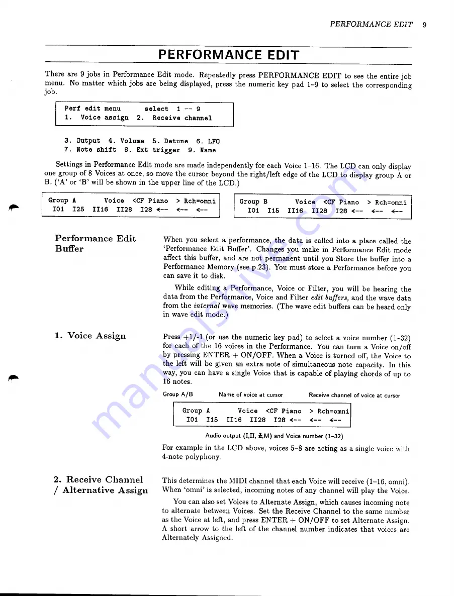 Yamaha TX16W Operating Manual Download Page 13