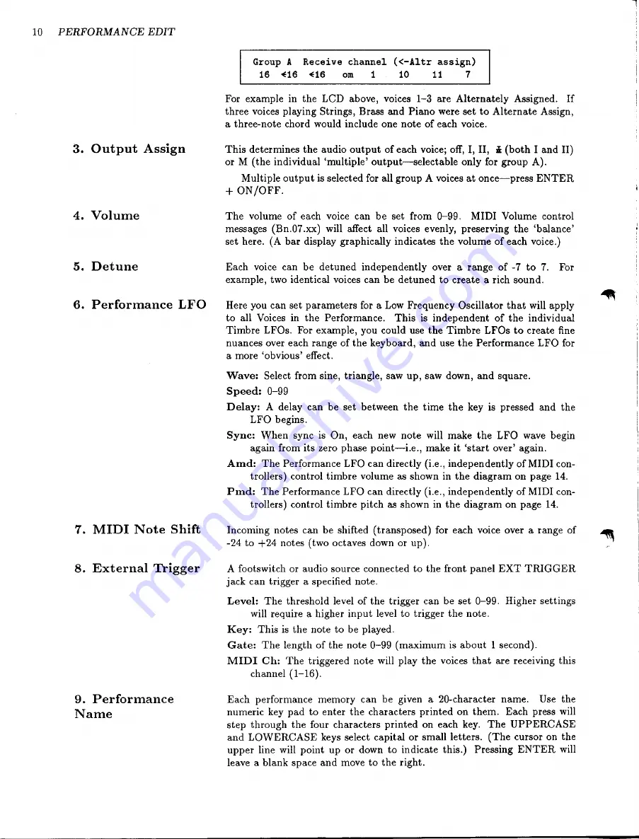 Yamaha TX16W Operating Manual Download Page 14