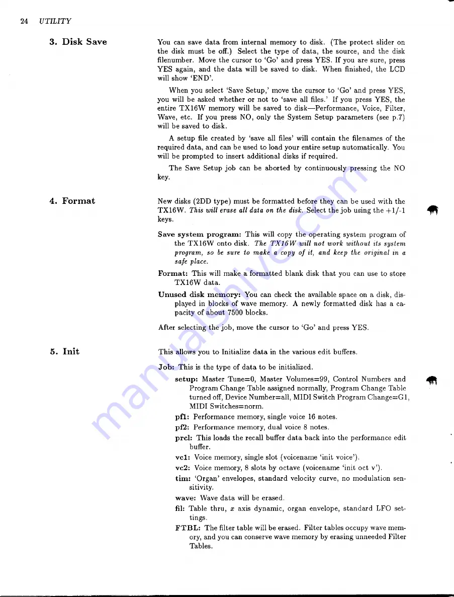 Yamaha TX16W Operating Manual Download Page 28