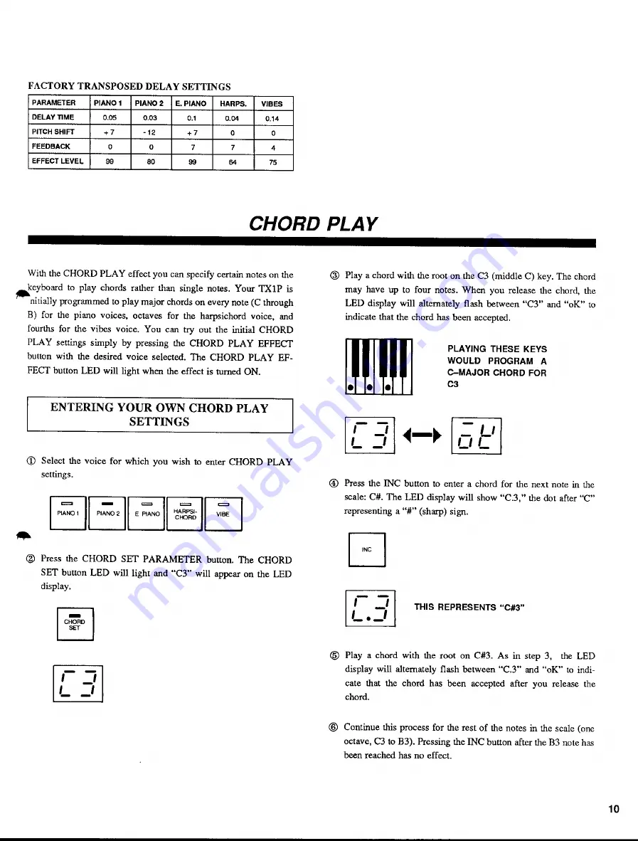 Yamaha TX1P Operating Manual Download Page 11