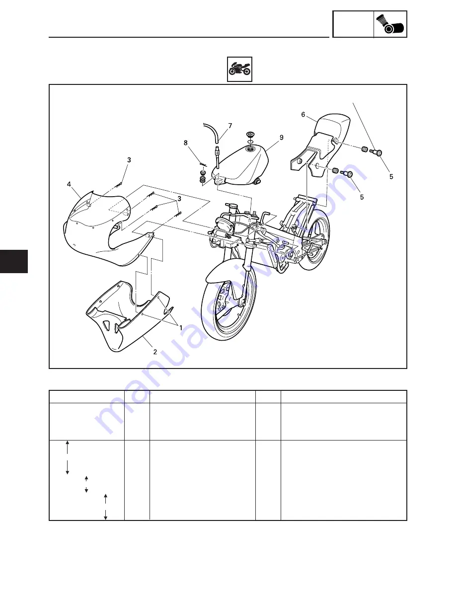 Yamaha TZ125M1 Скачать руководство пользователя страница 89