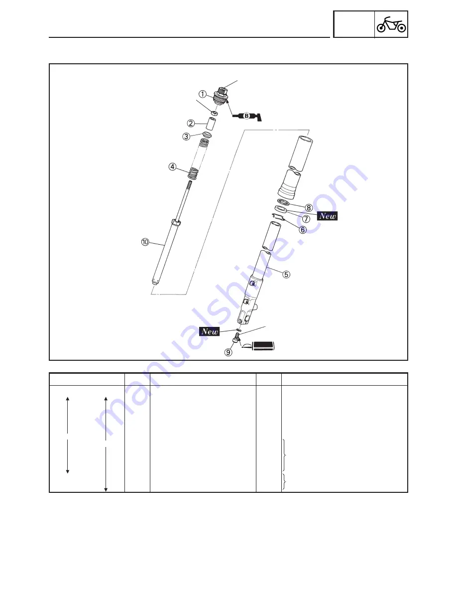 Yamaha TZ125M1 Owner'S Service Manual Download Page 187