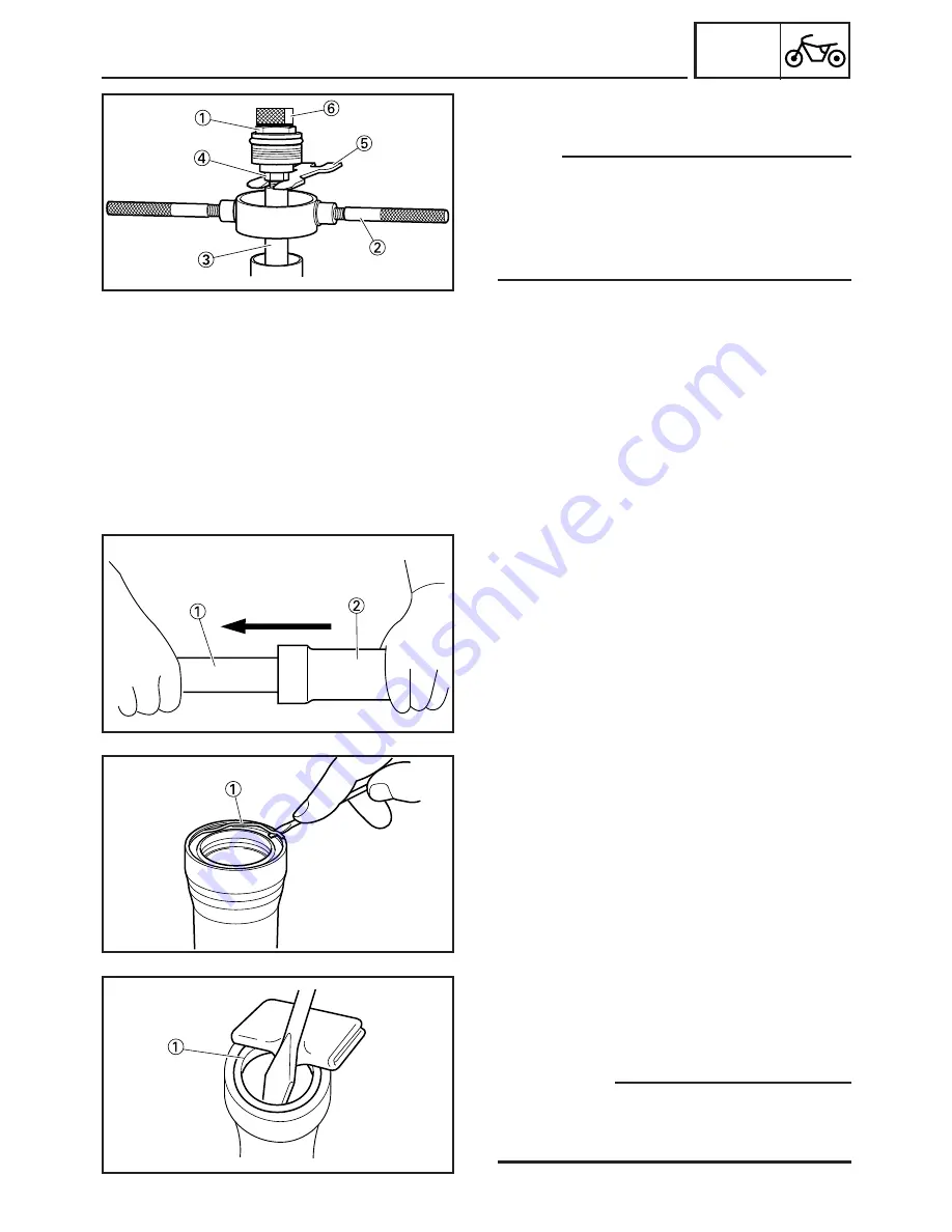 Yamaha TZ125M1 Owner'S Service Manual Download Page 189