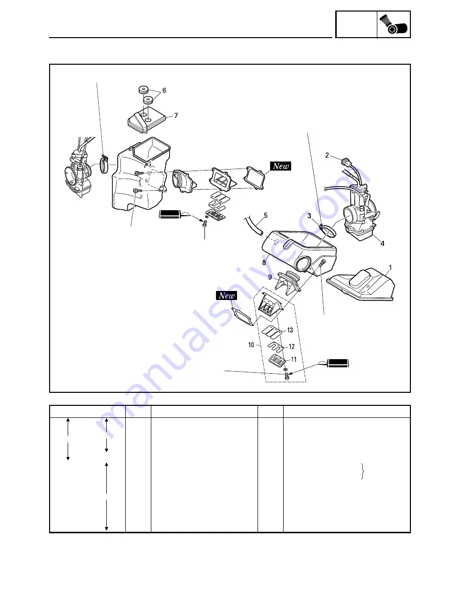 Yamaha TZ250N1/(N) Скачать руководство пользователя страница 107