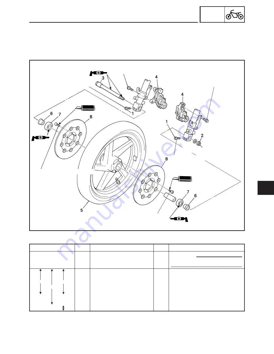 Yamaha TZ250N1/(N) Owner'S Manual Download Page 182