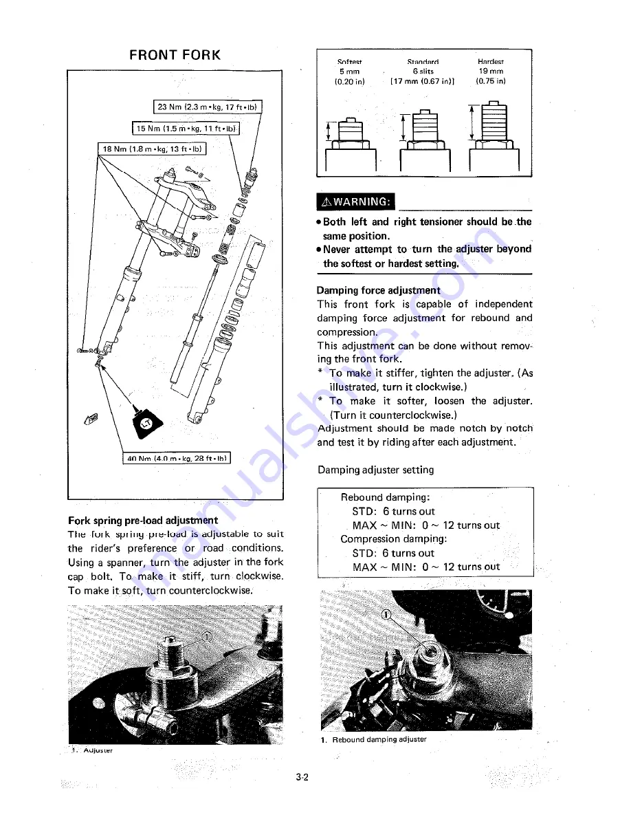 Yamaha TZ250W Service Manual Download Page 37