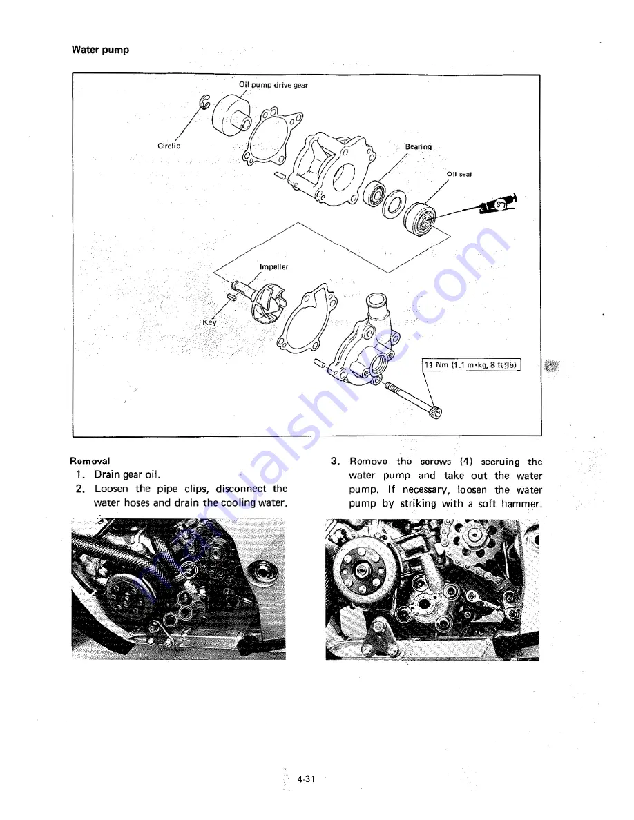 Yamaha TZ250W Скачать руководство пользователя страница 77