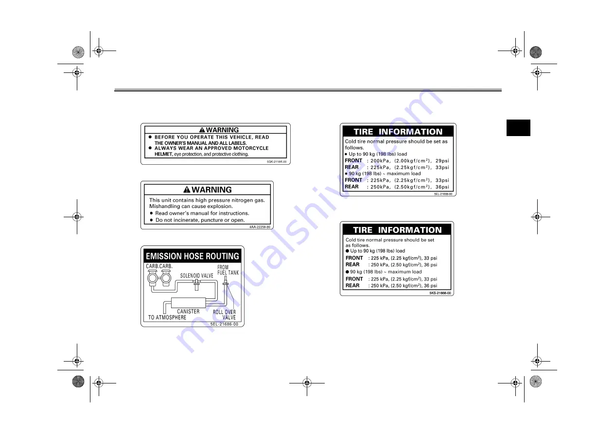 Yamaha V-Star 1100 Owner'S Manual Download Page 9