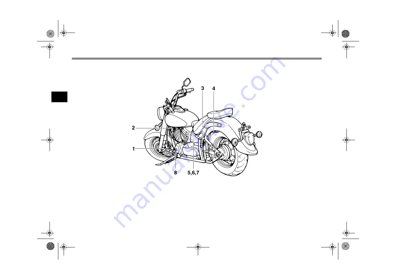 Yamaha V-Star XVS1100AR Owner'S Manual Download Page 20