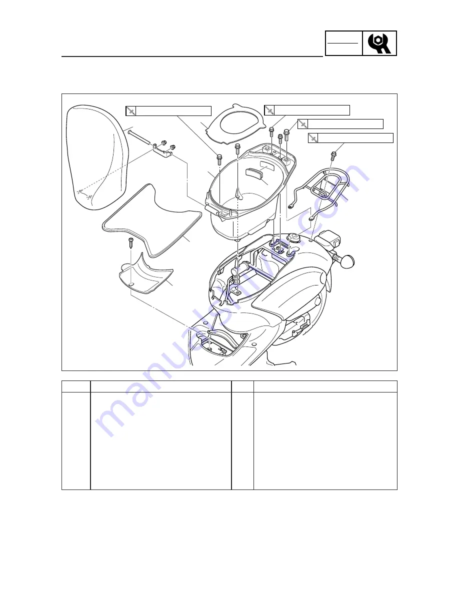 Yamaha VINO XC50V Service Manual Download Page 56