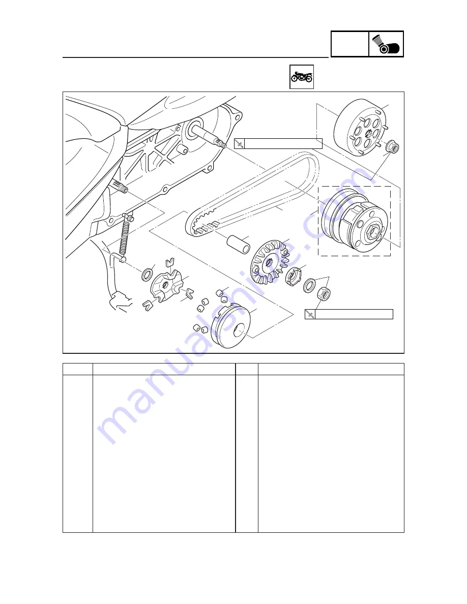 Yamaha VINO XC50V Service Manual Download Page 185