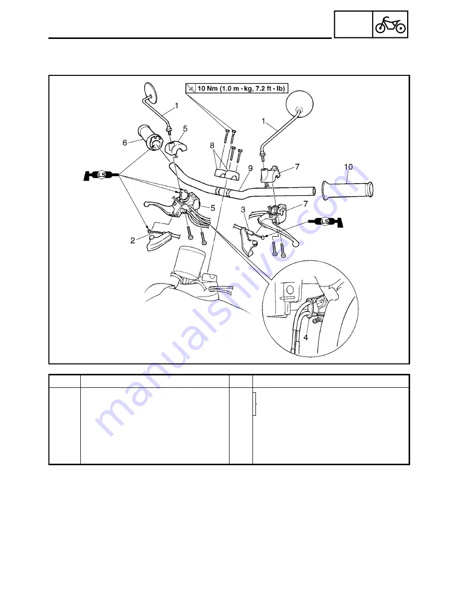 Yamaha Vino YJ50RN Service Manual Download Page 98