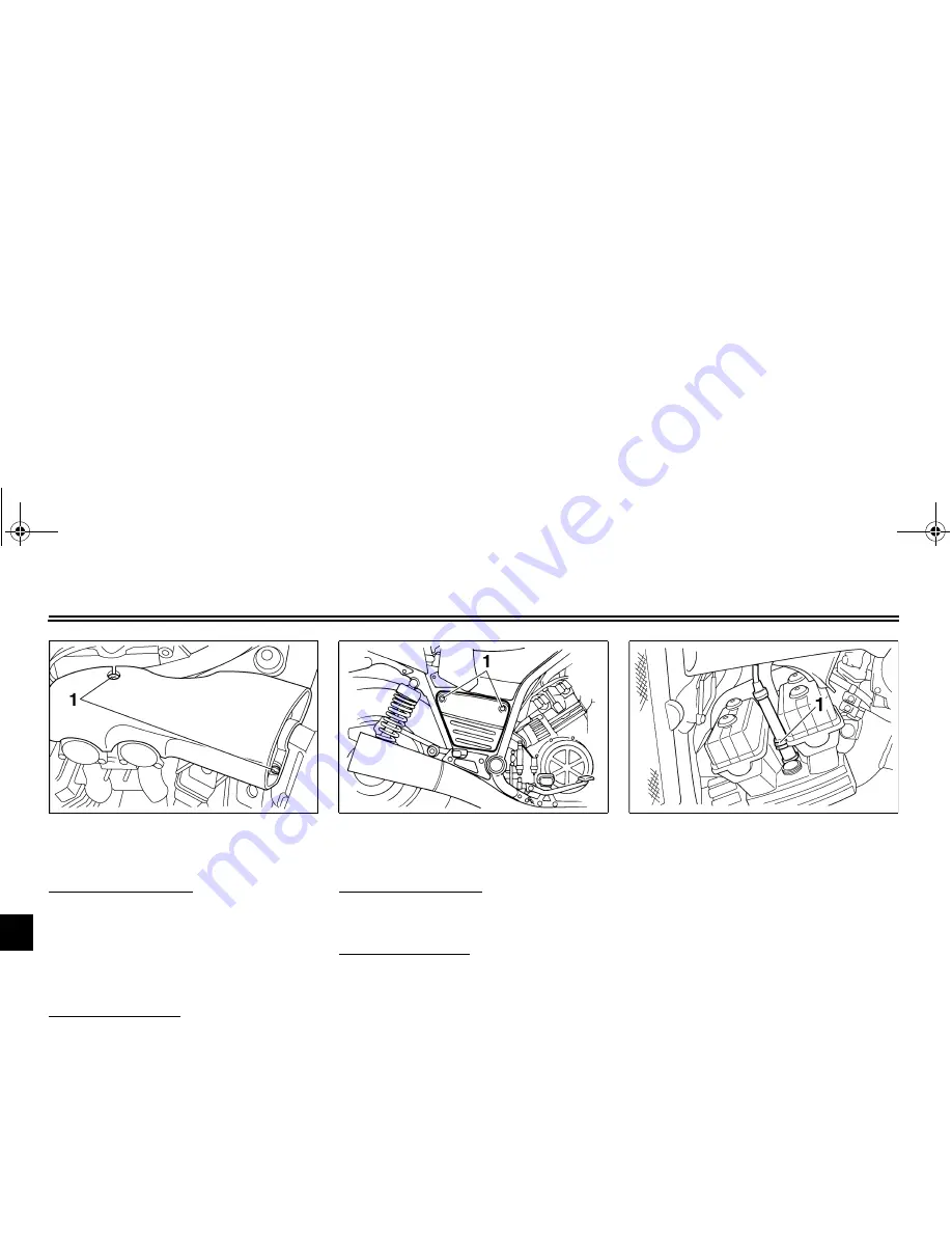 Yamaha VMAX VMX12P Owner'S Manual Download Page 60