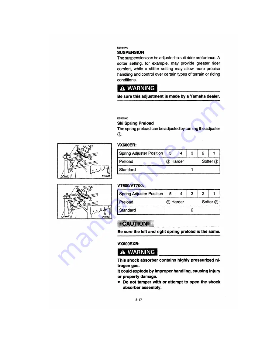 Yamaha VT600C Owner'S Manual Download Page 64