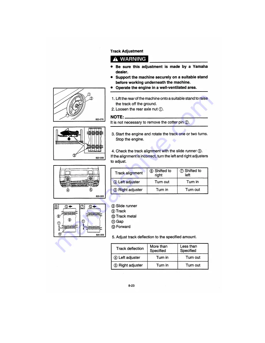 Yamaha VT600C Owner'S Manual Download Page 70