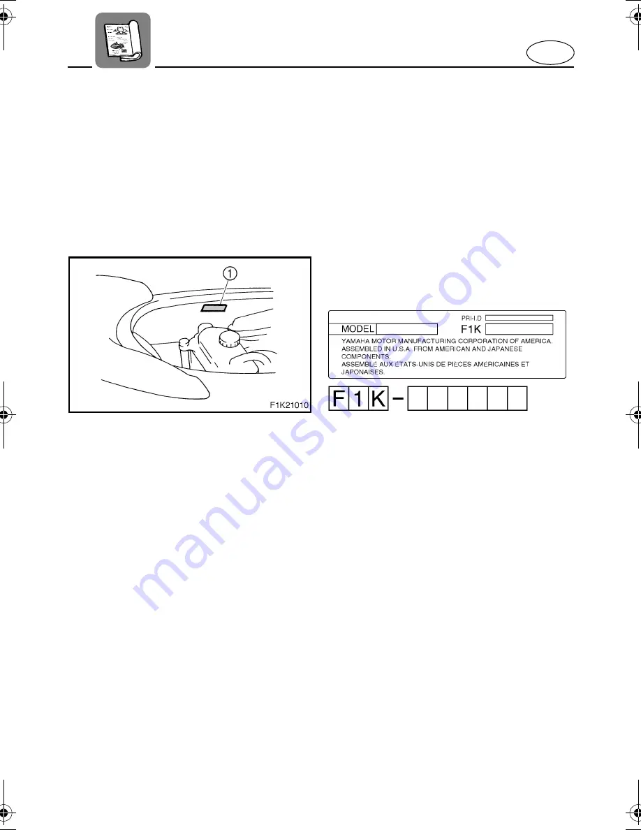 Yamaha VX110 Deluxe WaveRunner 2006 Owner'S/Operator'S Manual Download Page 6