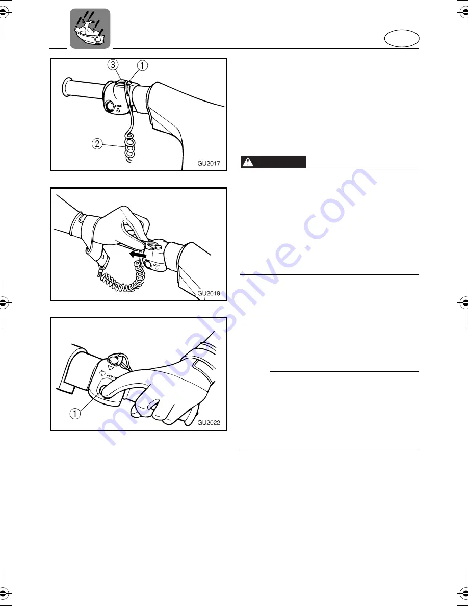 Yamaha VX110 Deluxe WaveRunner 2006 Owner'S/Operator'S Manual Download Page 39