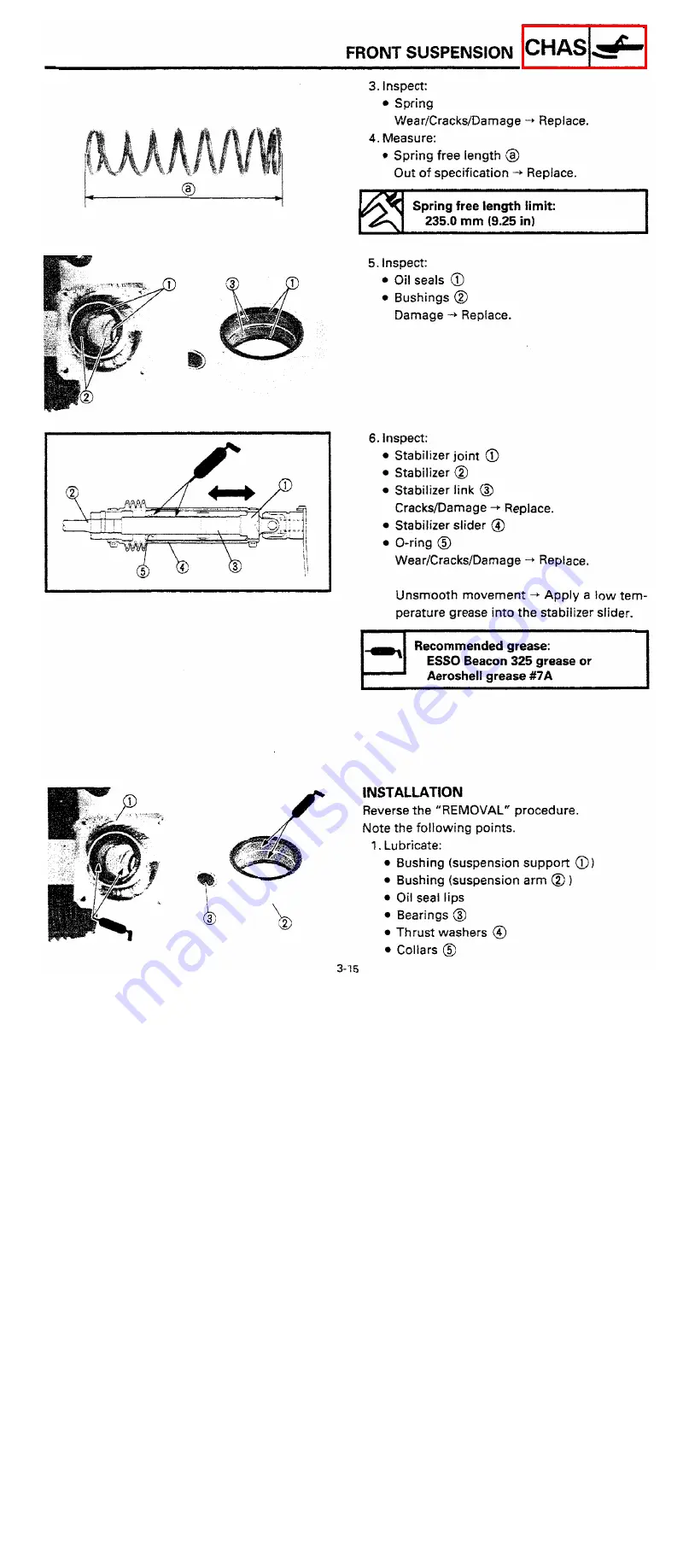 Yamaha VX750S Service Manual Download Page 73