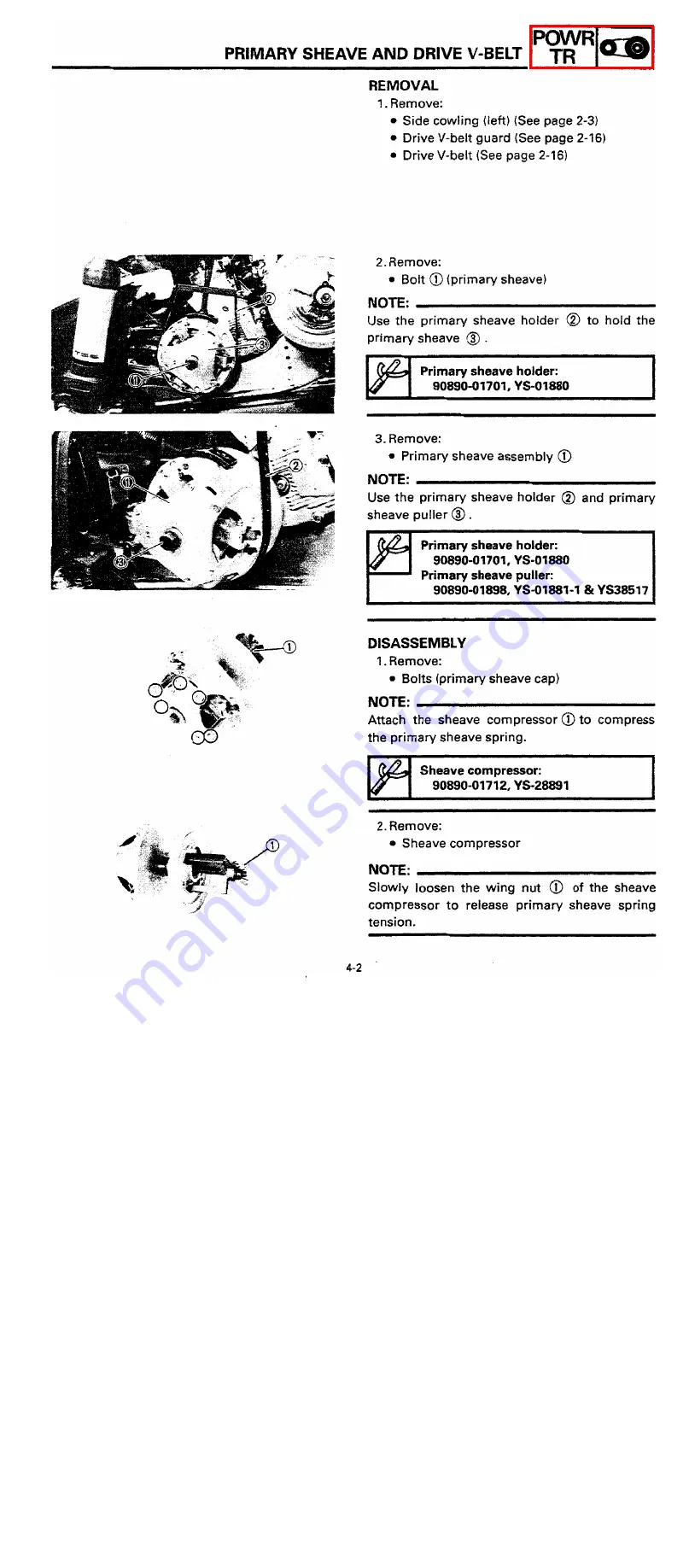 Yamaha VX750S Service Manual Download Page 78