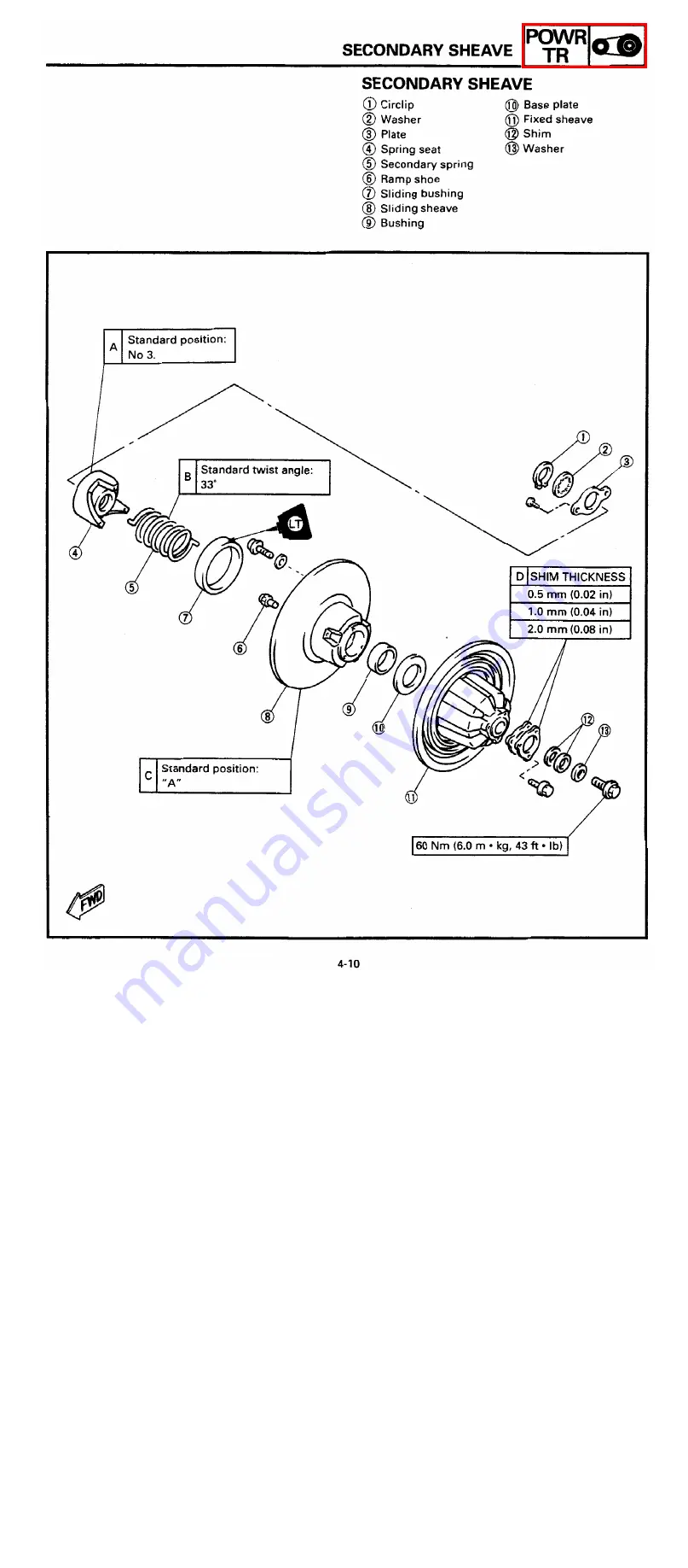 Yamaha VX750S Service Manual Download Page 86