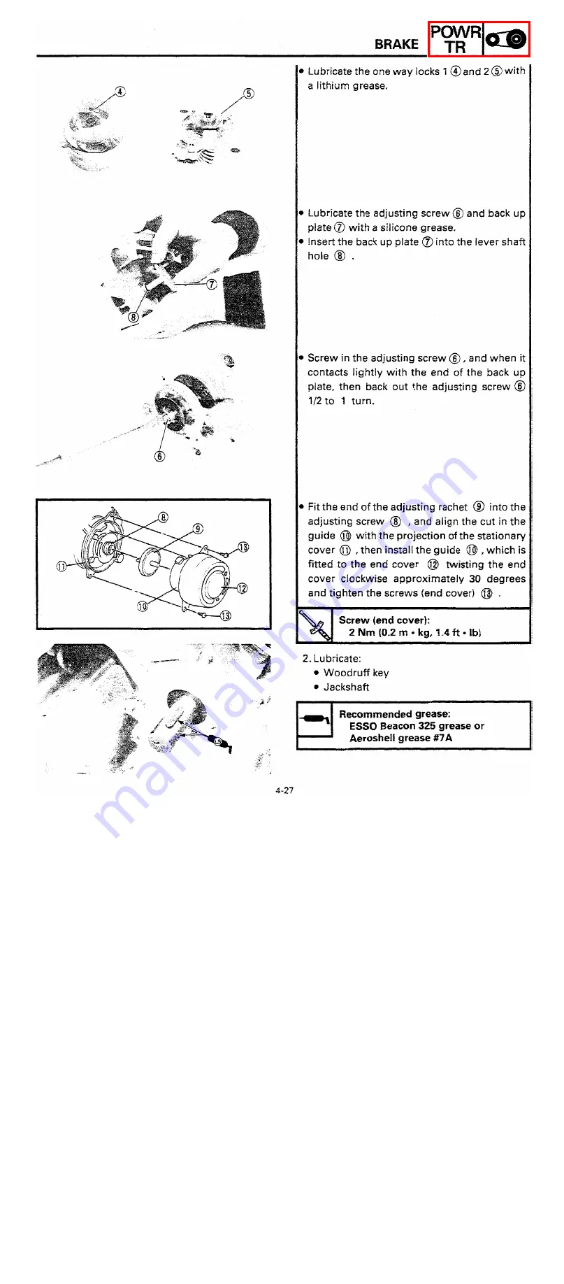 Yamaha VX750S Service Manual Download Page 103