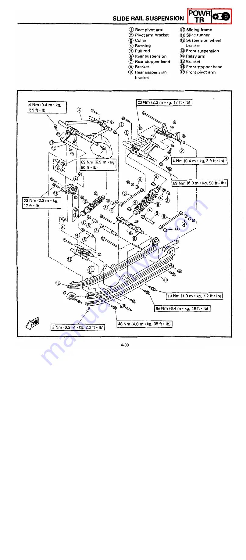 Yamaha VX750S Service Manual Download Page 106