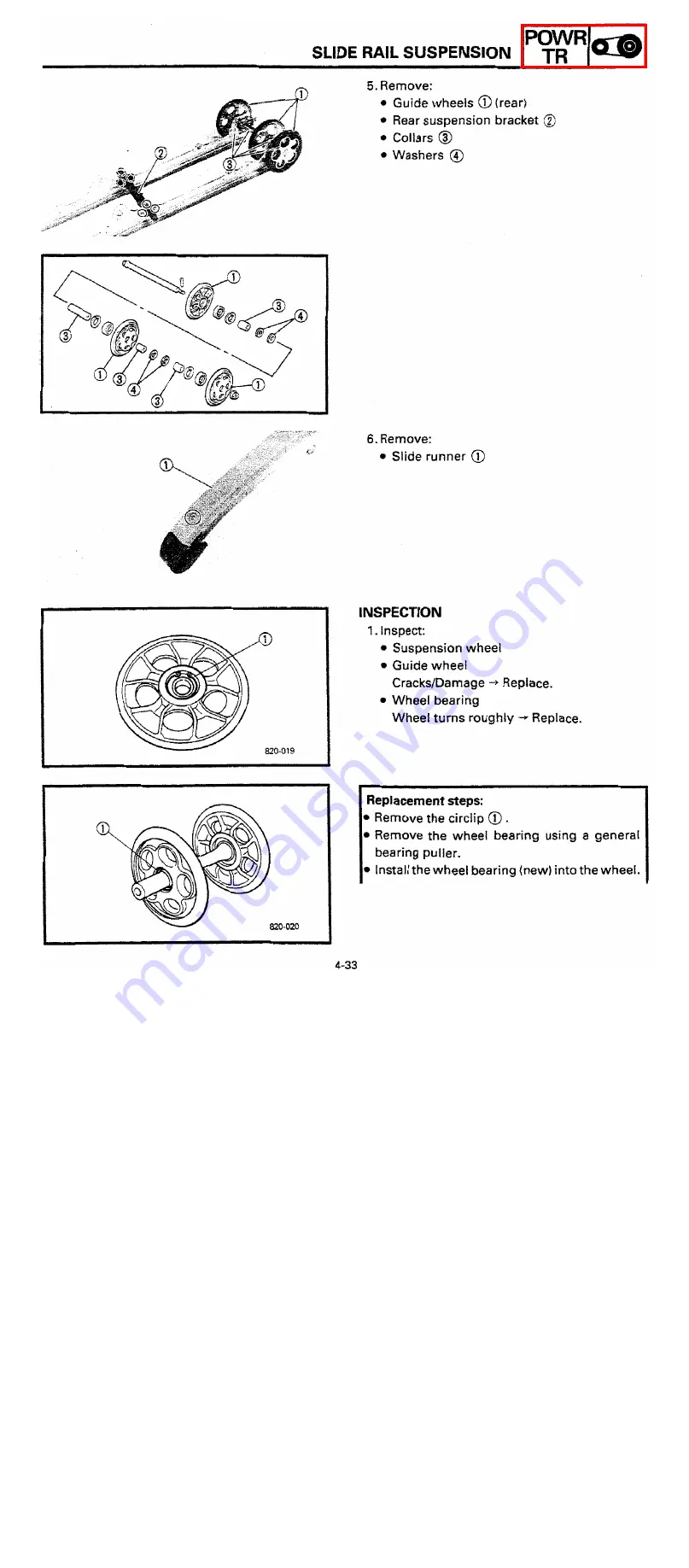 Yamaha VX750S Service Manual Download Page 109