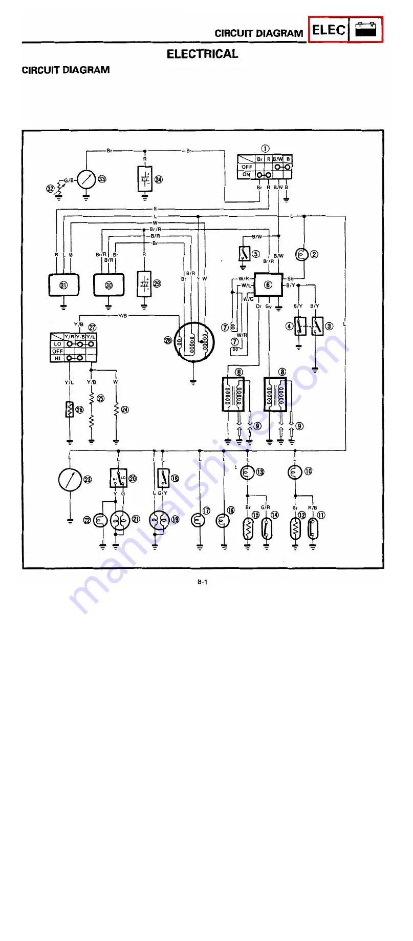 Yamaha VX750S Service Manual Download Page 171