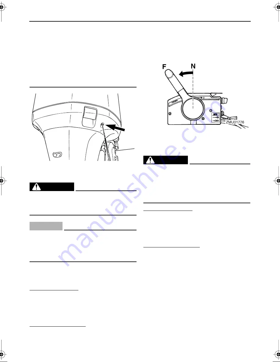 Yamaha VZ200D Owner'S Manual Download Page 38