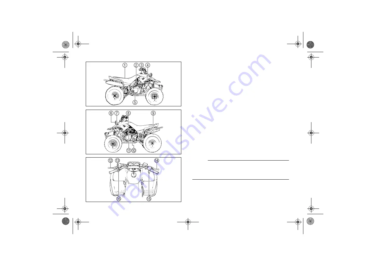 Yamaha WARRIOR YFM350XP Owner'S Manual Download Page 58